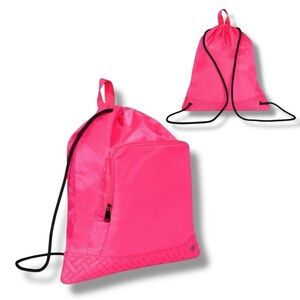 NWT Lug Jumping Jack Drawstring Backpack Magenta Neon Pink